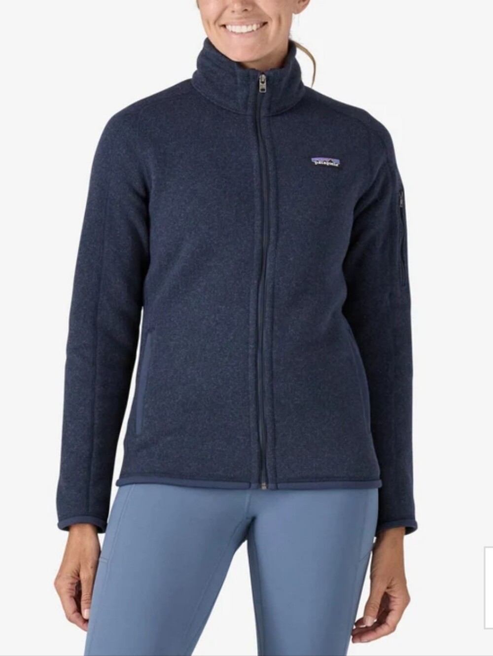Patagonia Women's Navy Blue Full-Zip Utility Jacket